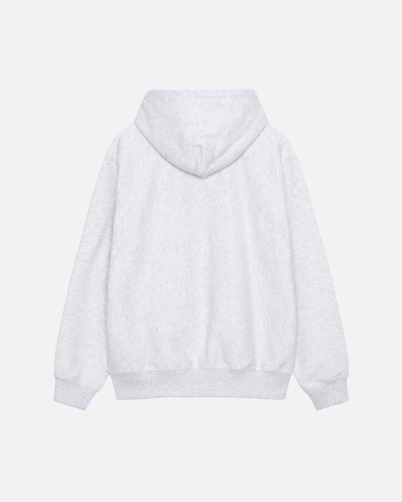 Stussy Basic Applique Hoodie Grå | Sverige IDY-960843