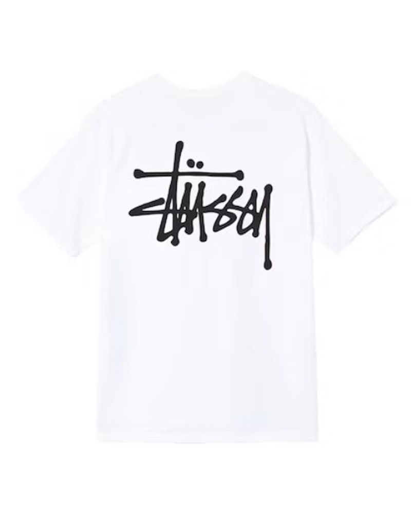 Stussy Basic T-shirt Vita | Sverige UBH-520146