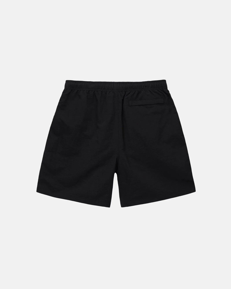 Stussy Big Basic Vatten Shorts Svarta | Sverige AOU-381645