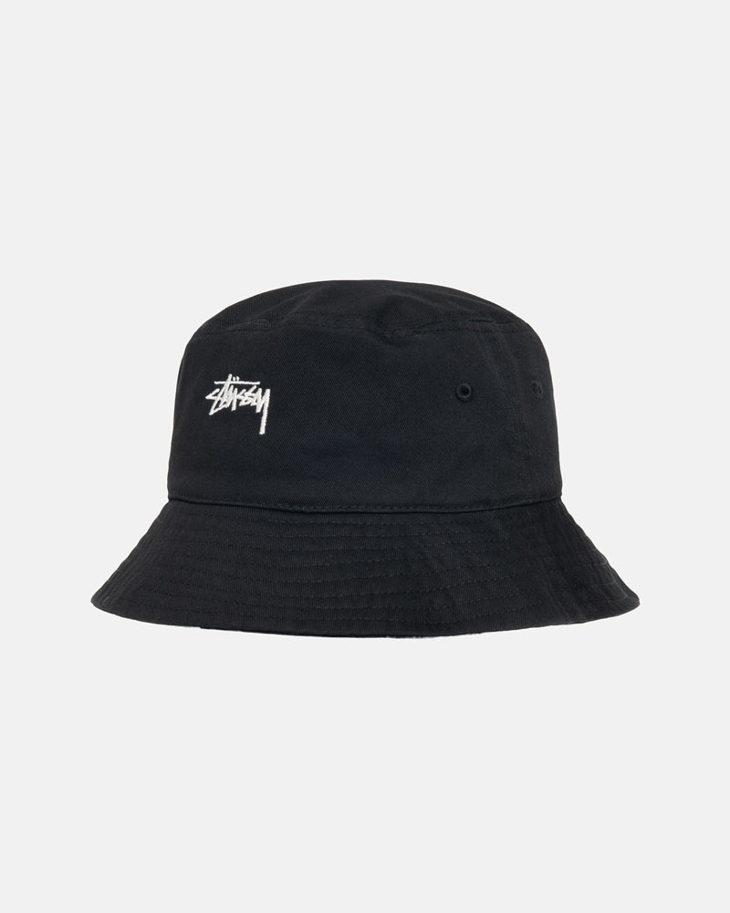 Stussy Bucket Stock Hatt Svarta | Sverige NOM-743628