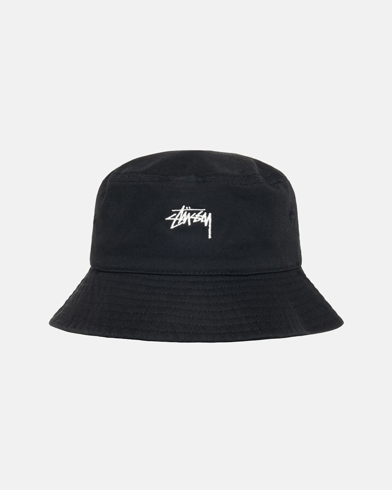 Stussy Bucket Stock Hatt Svarta | Sverige NOM-743628