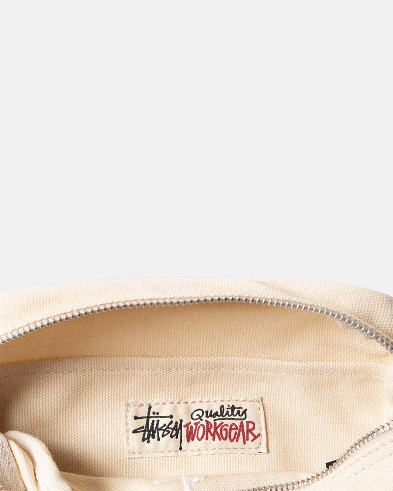 Stussy Canvas Side Pouch Crossbody Väska Beige | Sverige LBN-036754