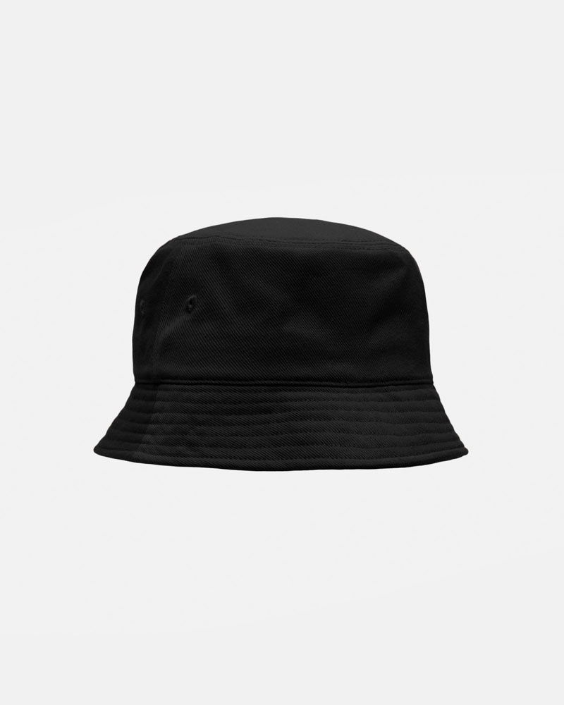 Stussy Deep Bucket SS Link Hatt Svarta | Sverige TFY-983671