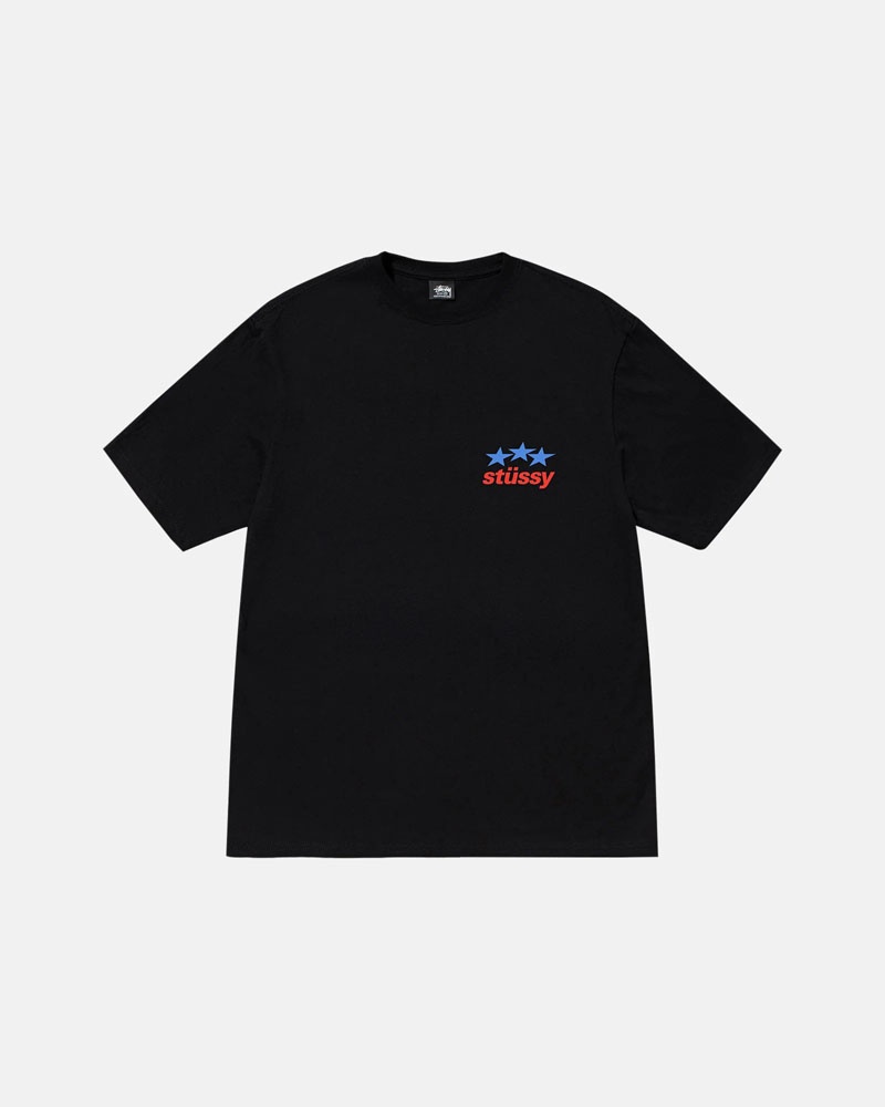 Stussy Designs Usa T-shirt Svarta | Sverige EZJ-457126