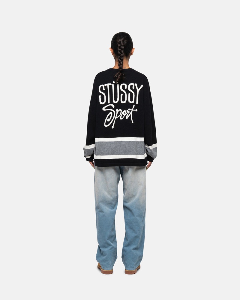 Stussy Hockey Tröja Svarta | Sverige HXA-475803