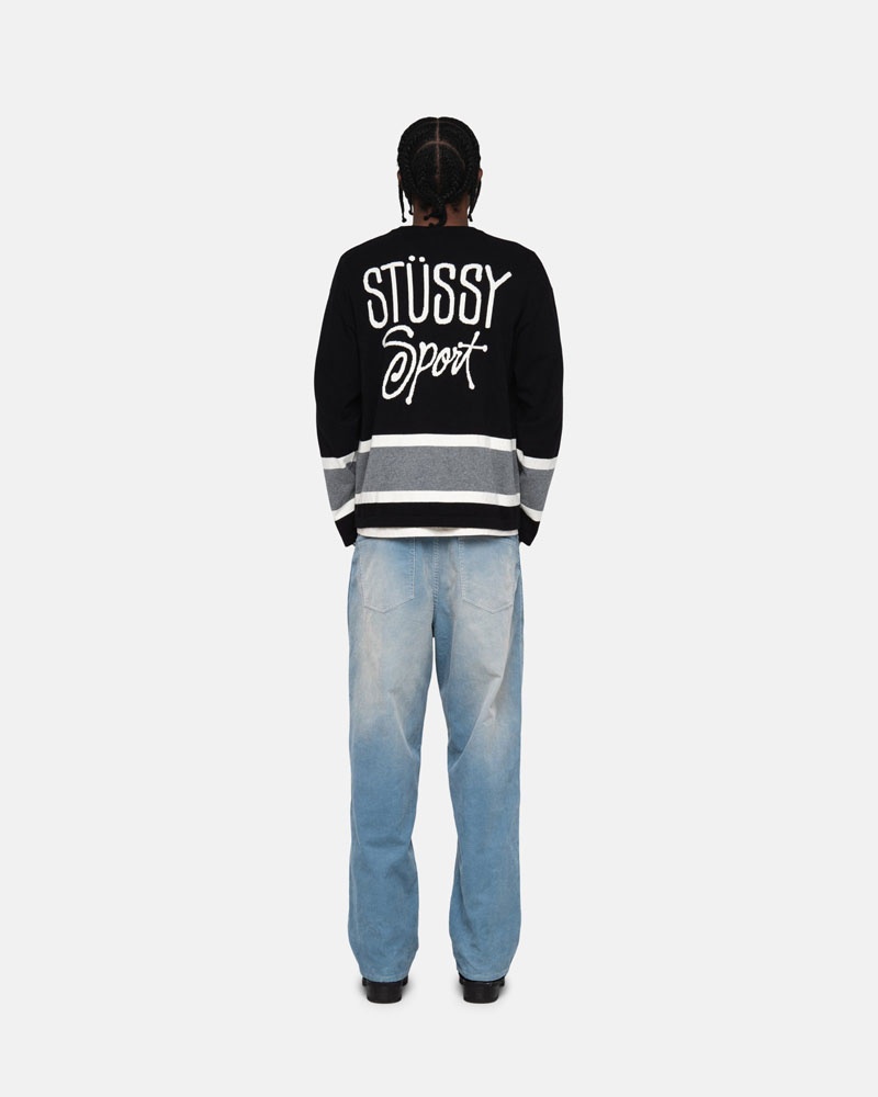 Stussy Hockey Tröja Svarta | Sverige HXA-475803