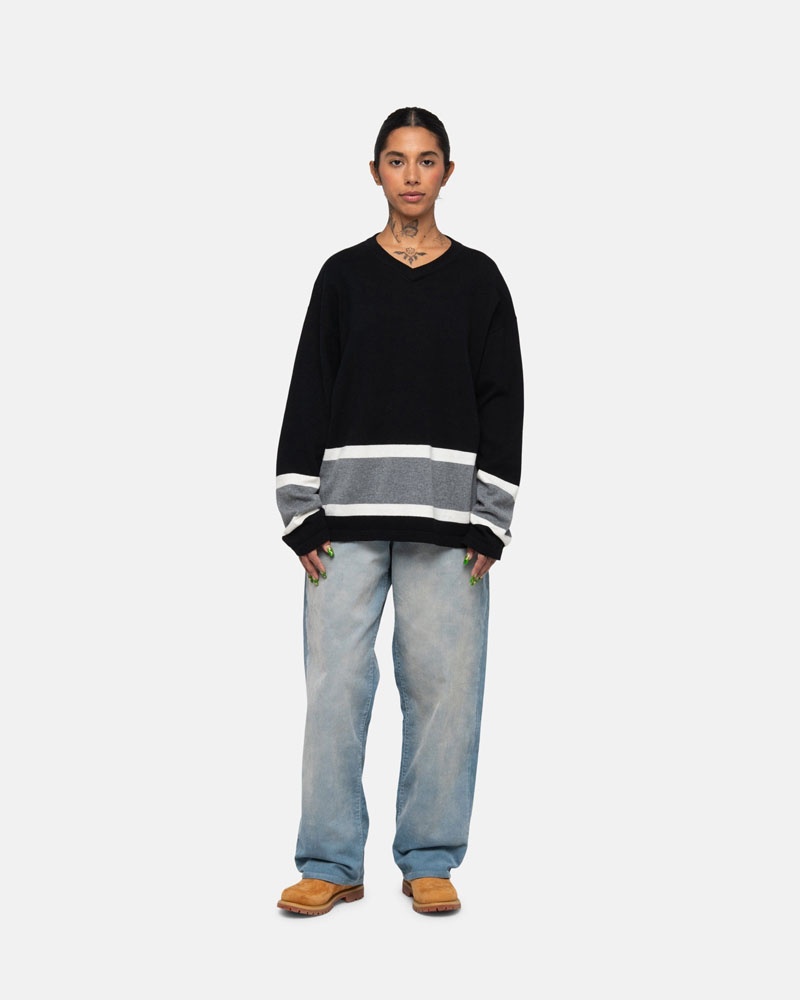 Stussy Hockey Tröja Svarta | Sverige HXA-475803