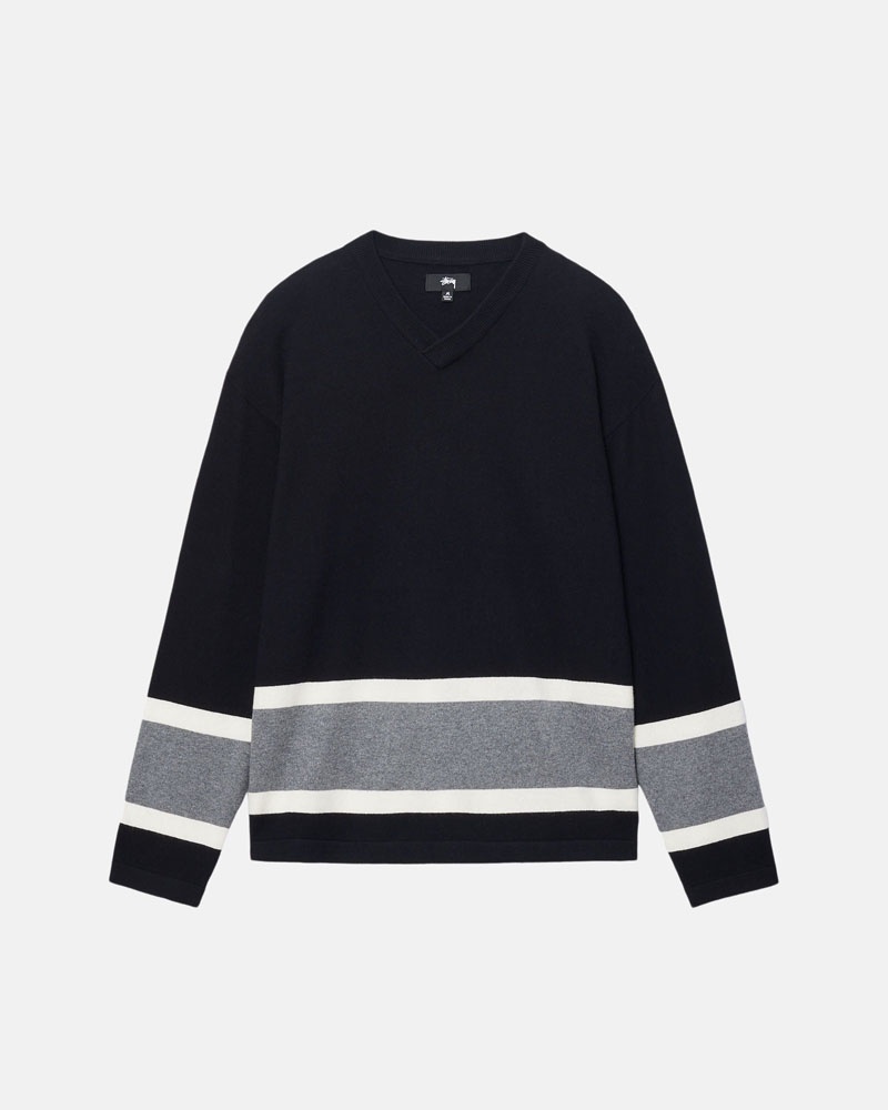 Stussy Hockey Tröja Svarta | Sverige HXA-475803