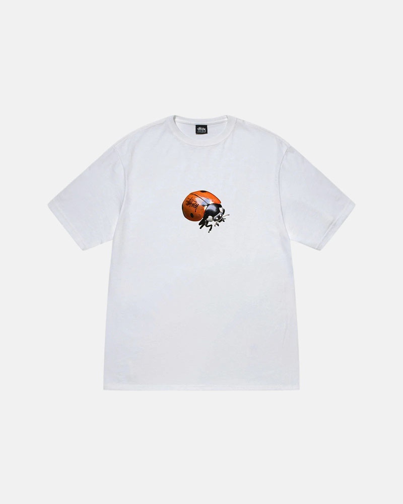 Stussy Ladybug T-shirt Vita | Sverige UOS-179630