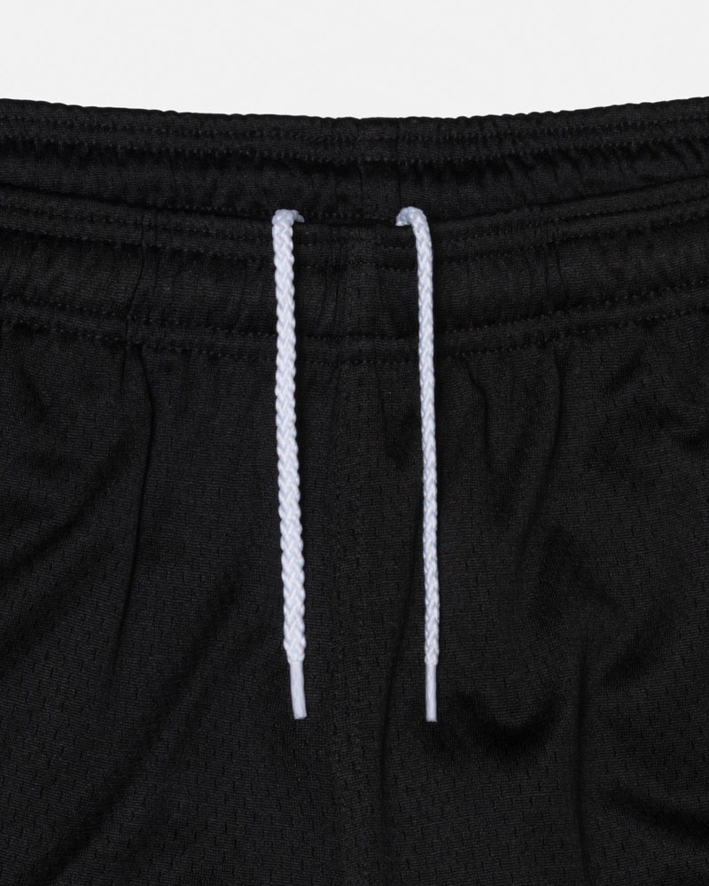 Stussy Mesh Korta Big Basic Shorts Svarta | Sverige GIQ-481726