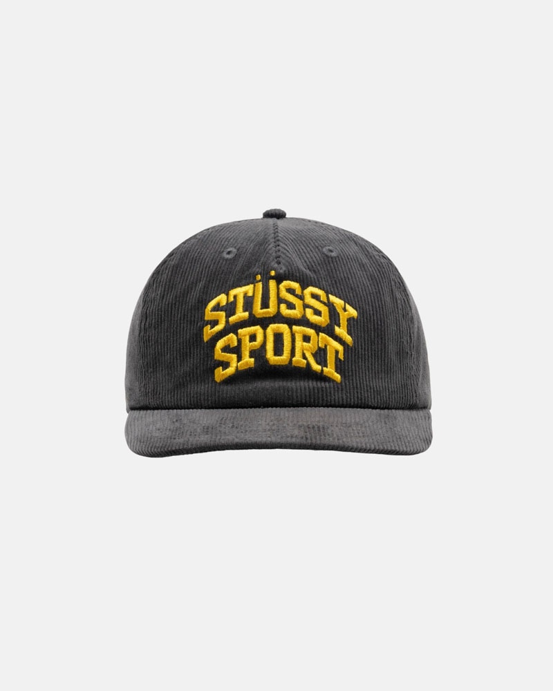Stussy Mid-Depth Sport Arch Strapback Keps Grå | Sverige OLW-502817
