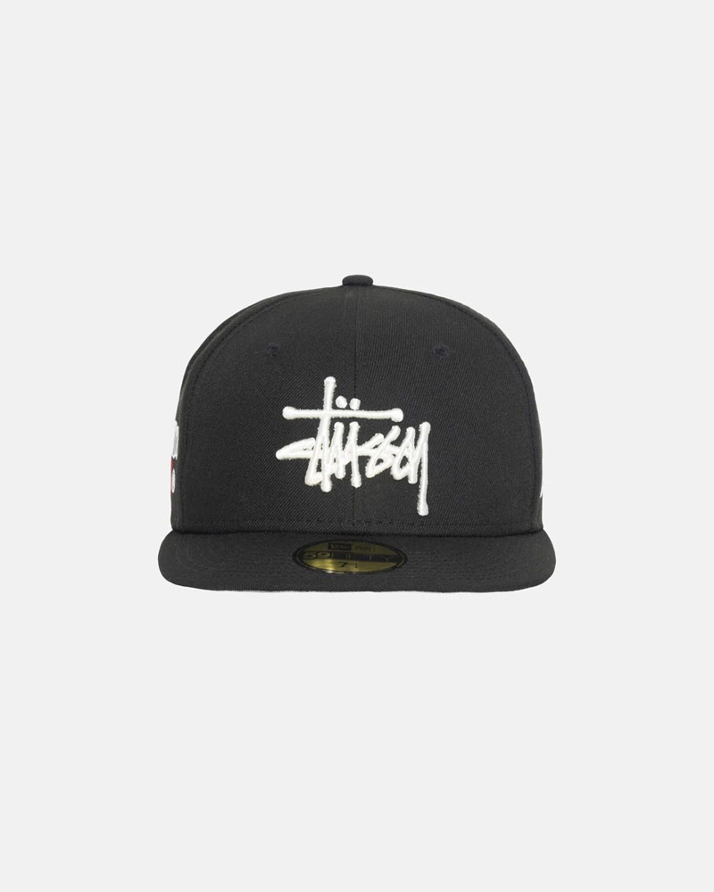 Stussy New Era 59Fifty Authentic Keps Svarta | Sverige DUT-730846