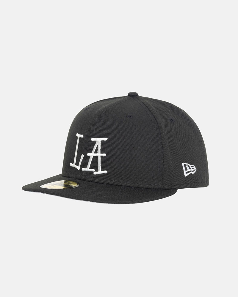 Stussy New Era 59Fifty LA Keps Svarta | Sverige VDI-905264