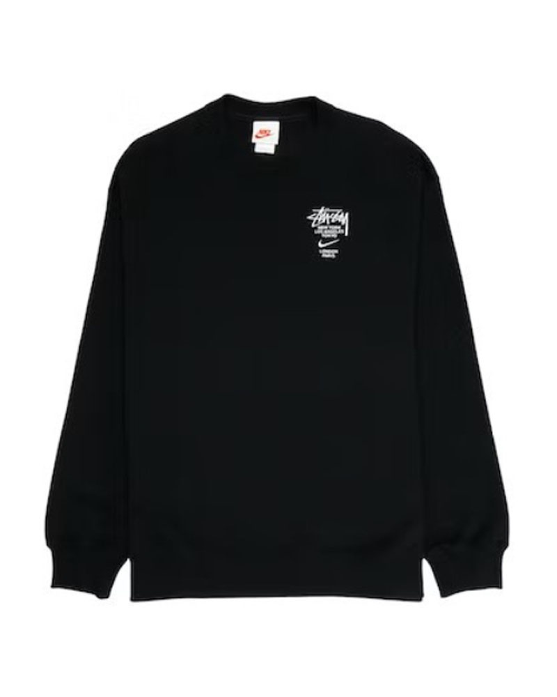 Stussy Nike X International Crewneck Sweatshirt Svarta | Sverige FBK-135876