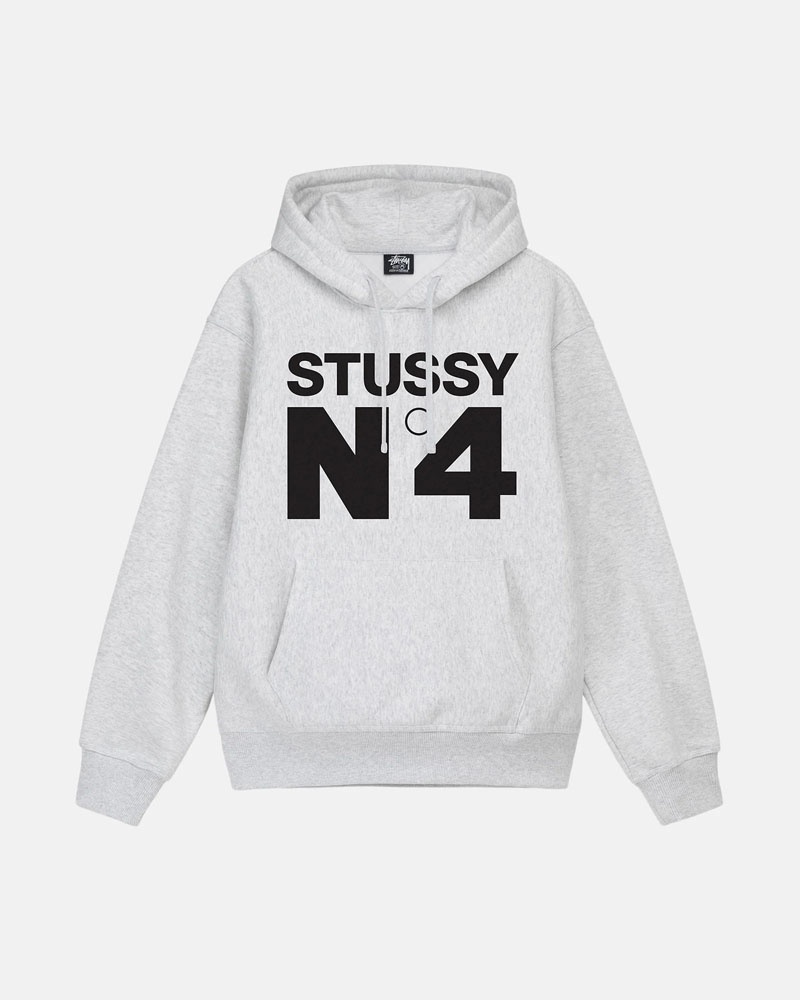 Stussy No.4 Hoodie Grå | Sverige SGW-569738