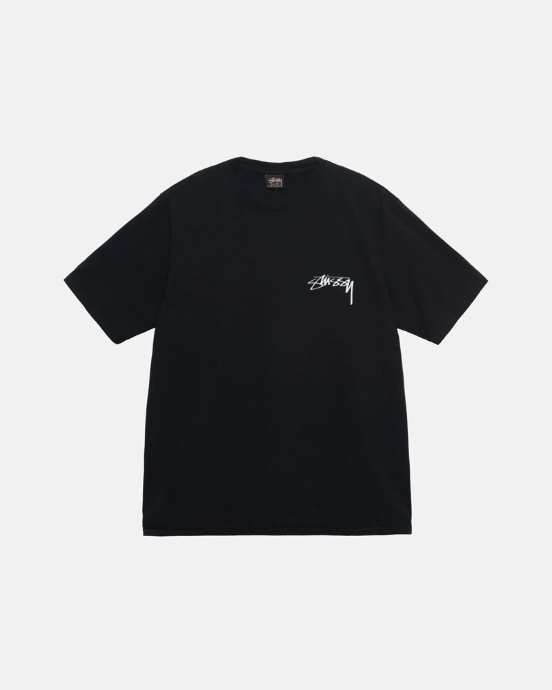 Stussy Our Legacy Dot Pigment Dyed T-shirt Svarta | Sverige CTQ-724631