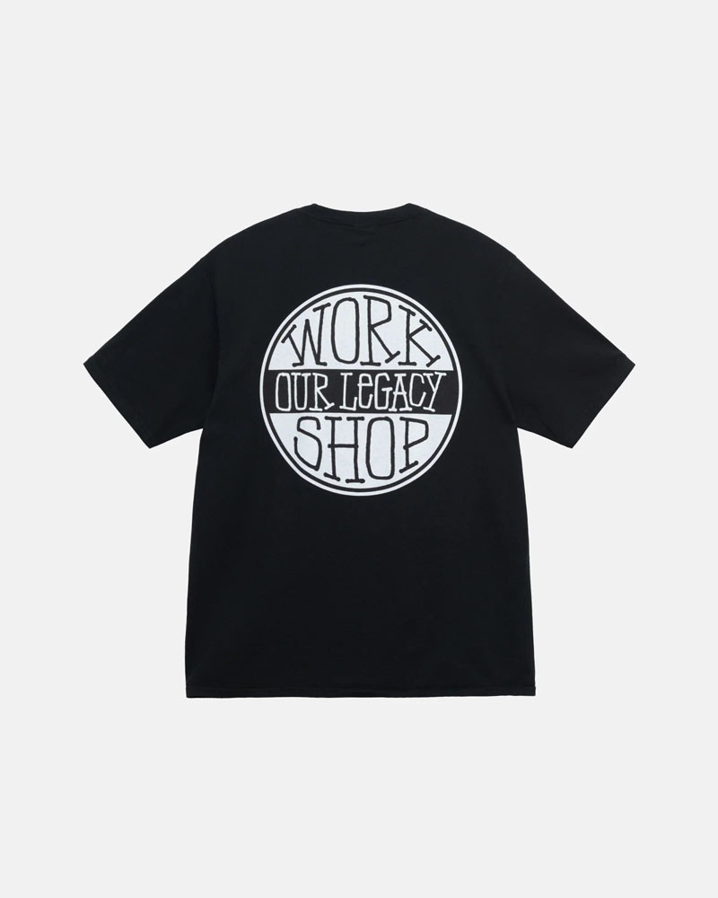 Stussy Our Legacy Dot Pigment Dyed T-shirt Svarta | Sverige CTQ-724631