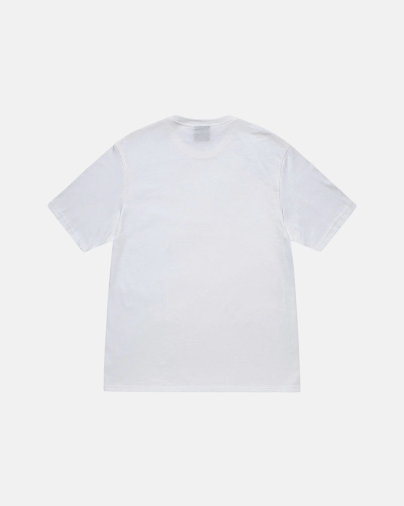 Stussy Racecar T-shirt Vita | Sverige MHC-294036