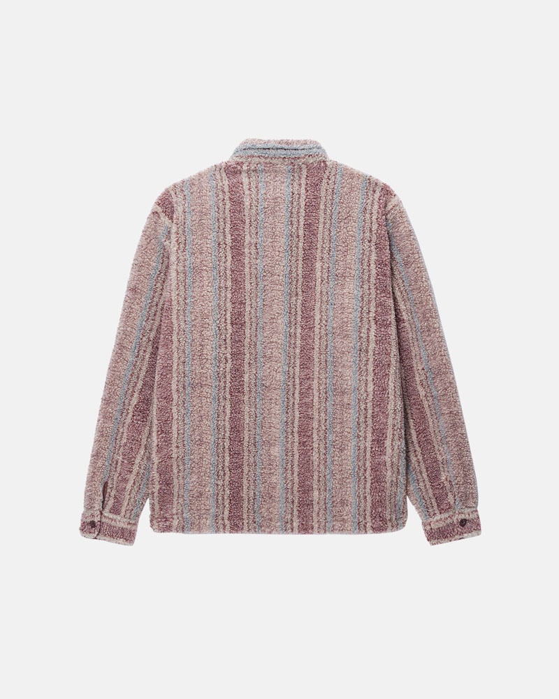 Stussy Randig Sherpa Skjorta Olika Färger | Sverige DIC-504137