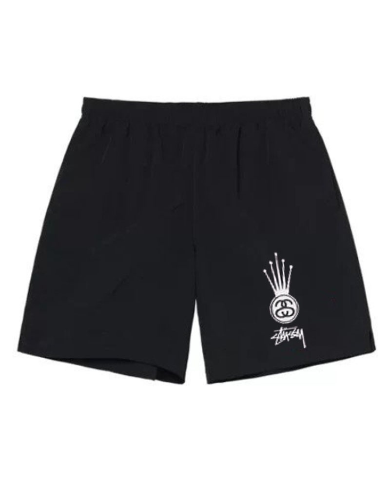 Stussy SS Crown Shorts Svarta | Sverige QEK-920731