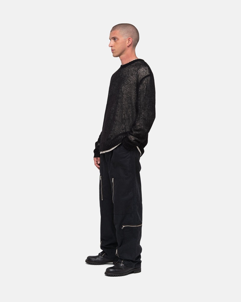 Stussy S Loose Knit Tröja Svarta | Sverige NAX-542187