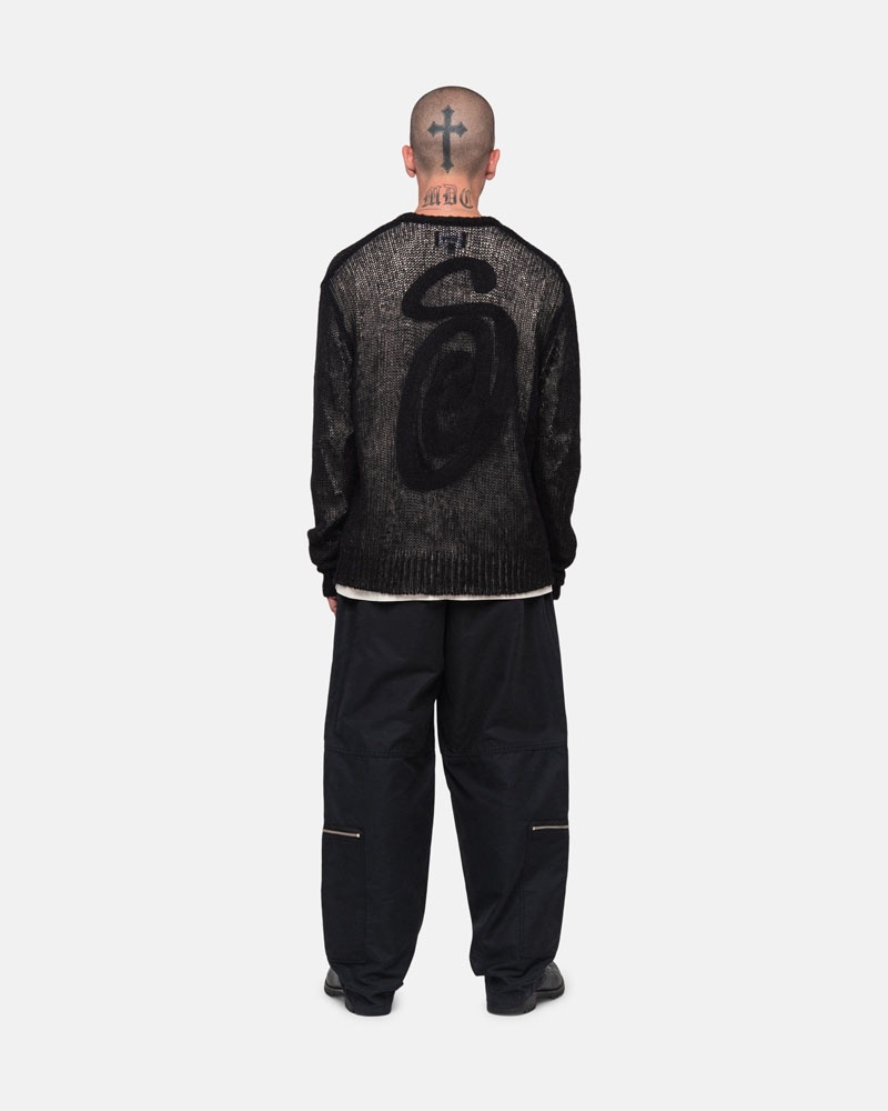 Stussy S Loose Knit Tröja Svarta | Sverige NAX-542187