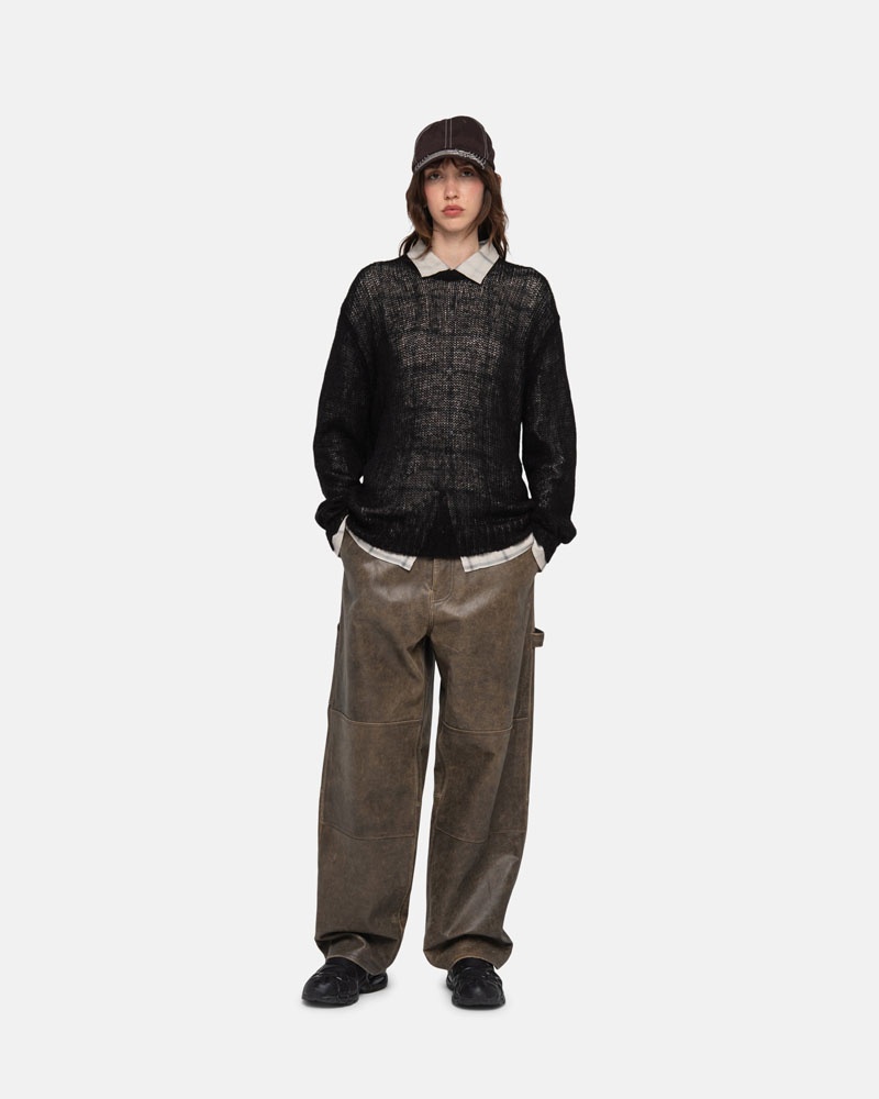 Stussy S Loose Knit Tröja Svarta | Sverige NAX-542187
