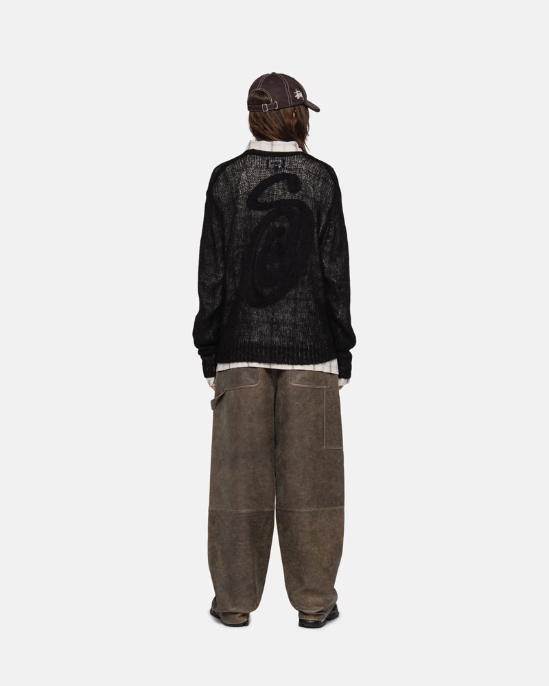 Stussy S Loose Knit Tröja Svarta | Sverige NAX-542187