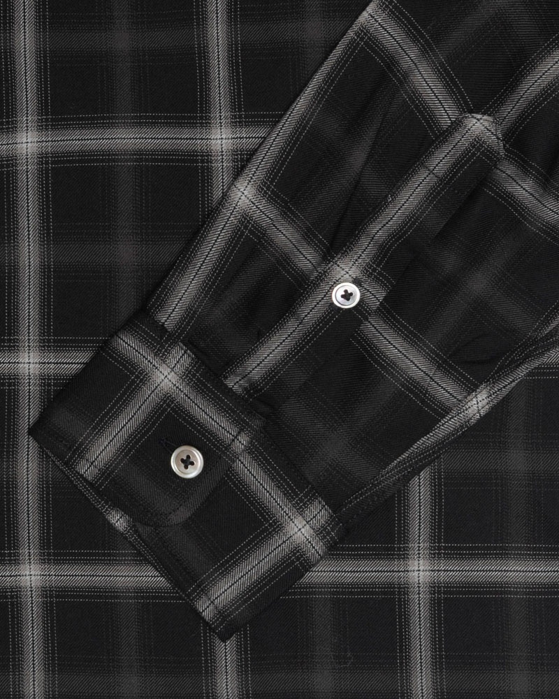 Stussy Shadow Plaid Rayon Skjorta Svarta | Sverige CDI-953602