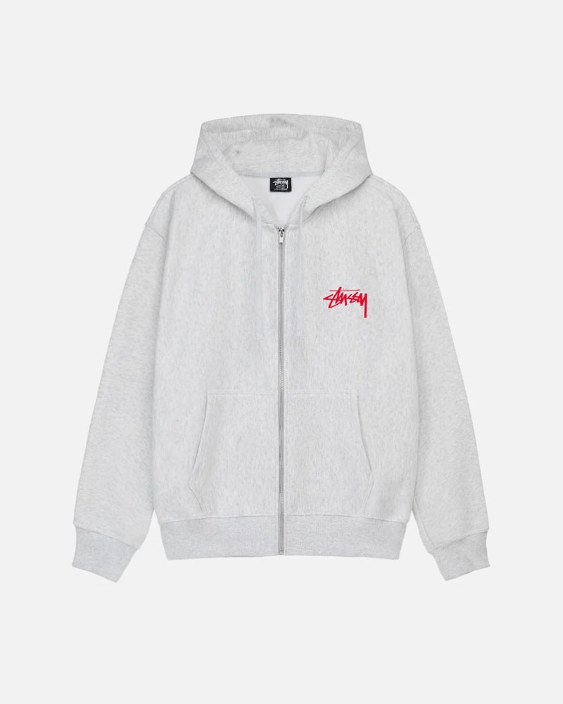 Stussy Skate Tough Zip Hoodie Grå | Sverige BQP-350412
