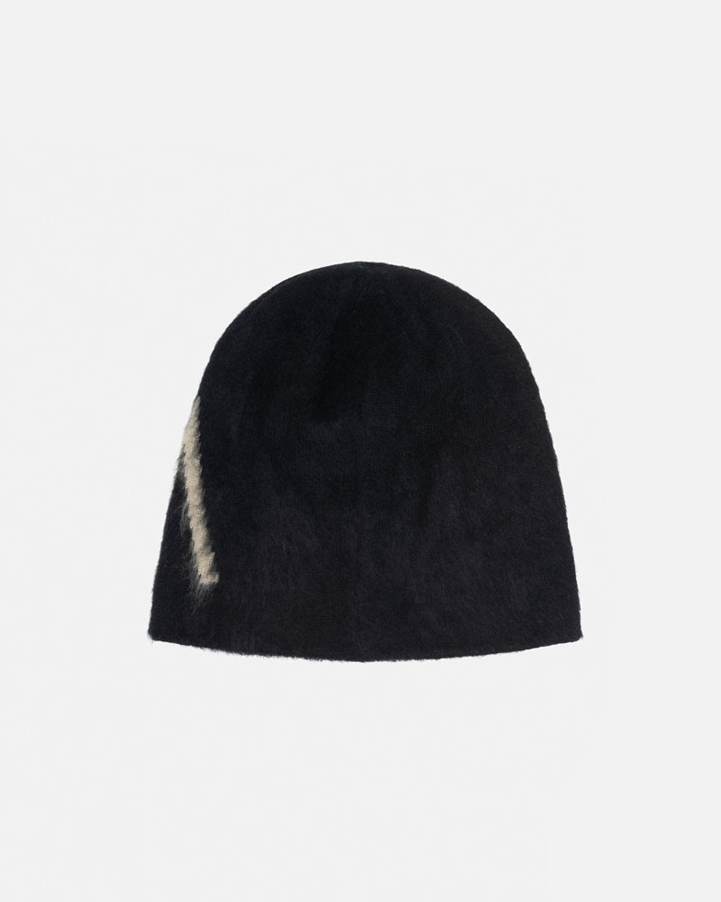 Stussy Skullcap Brushed Out Stock Mössa Svarta | Sverige QSW-139648