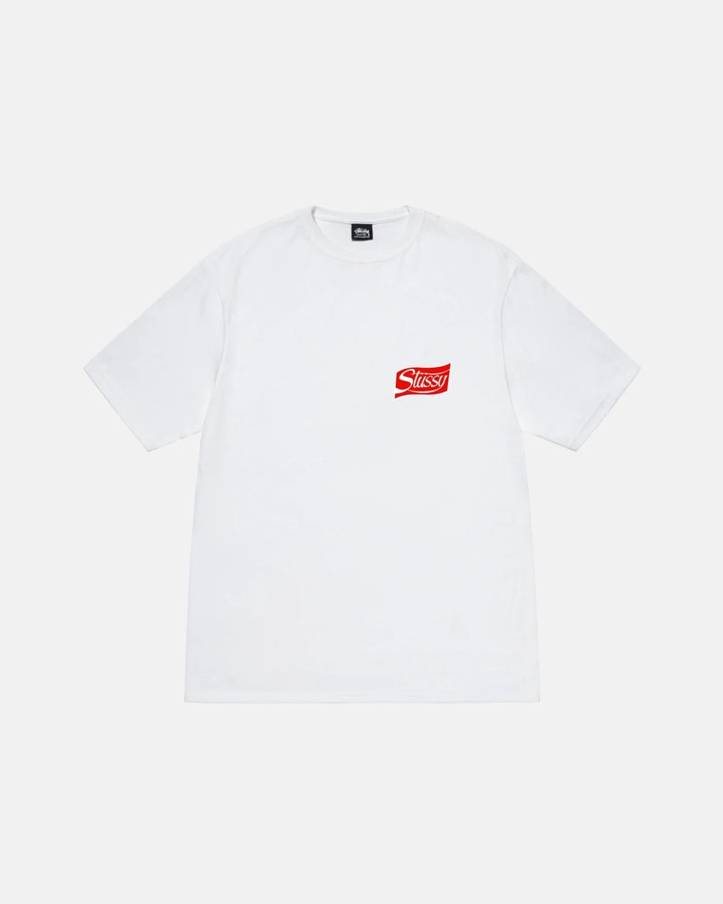 Stussy Soda Can T-shirt Vita | Sverige MOU-531268