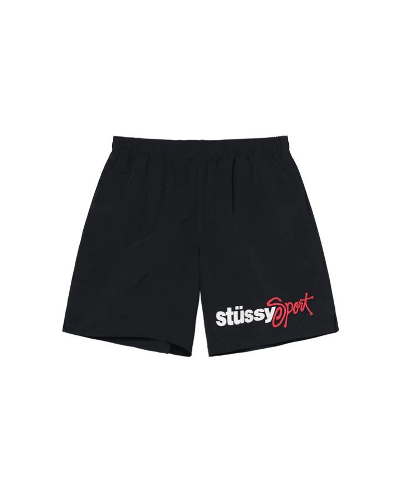 Stussy Sport Vatten Shorts Svarta | Sverige KHD-815027