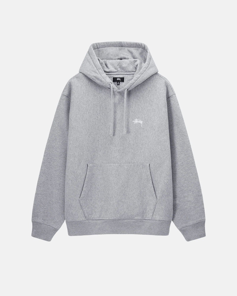 Stussy Stock Logo Hoodie Grå | Sverige ZWB-324987