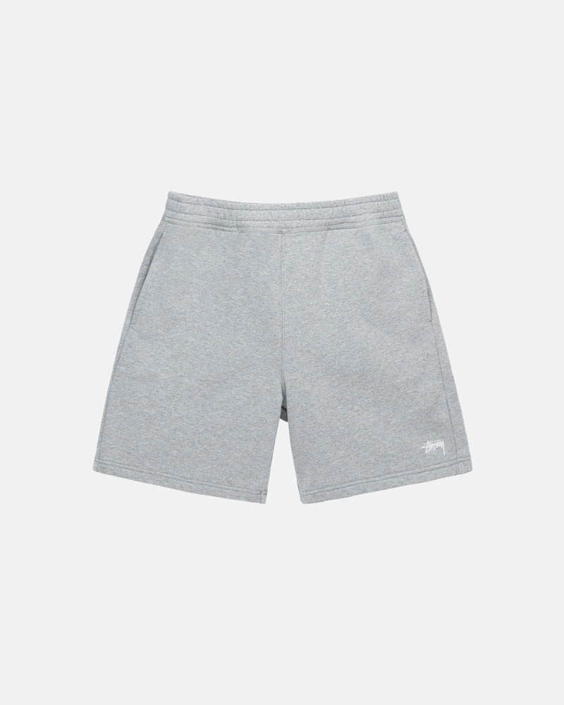 Stussy Stock Logo Sweat Shorts Grå | Sverige HQD-371890