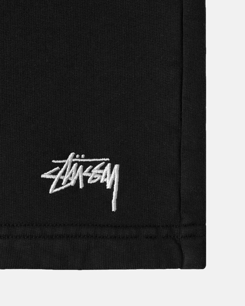 Stussy Stock Logo Sweatshort Shorts Svarta | Sverige LEU-328917