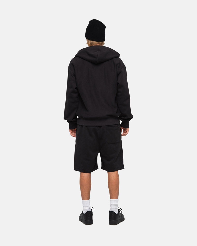 Stussy Stock Logo Sweatshort Shorts Svarta | Sverige LEU-328917