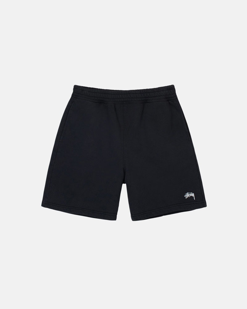 Stussy Stock Logo Sweatshort Shorts Svarta | Sverige LEU-328917
