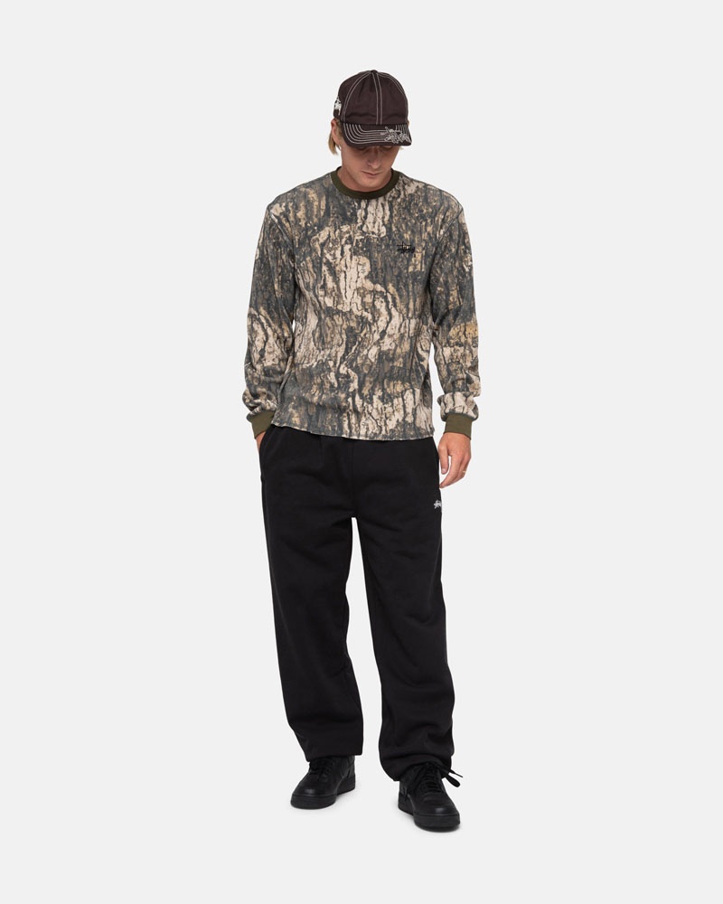 Stussy Stock Logo Träningsbyxor Svarta | Sverige ASX-907452