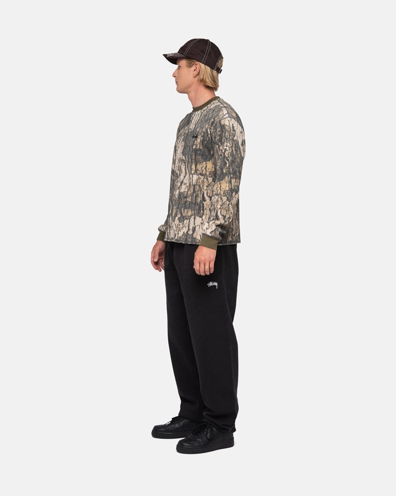 Stussy Stock Logo Träningsbyxor Svarta | Sverige ASX-907452