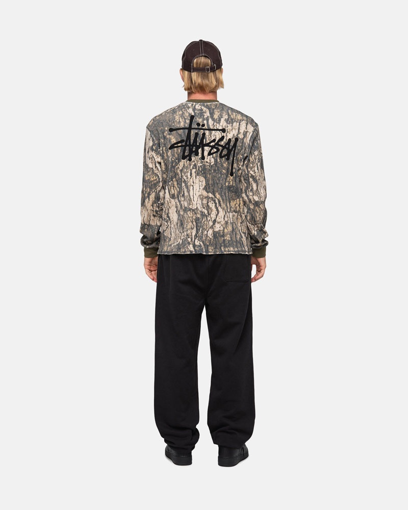 Stussy Stock Logo Träningsbyxor Svarta | Sverige ASX-907452