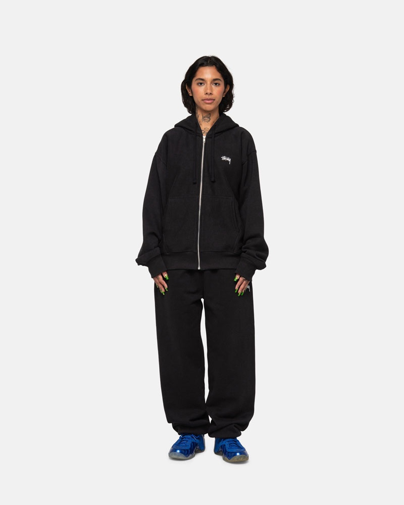 Stussy Stock Logo Träningsbyxor Svarta | Sverige ASX-907452