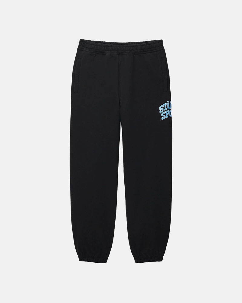 Stussy Stüssy Sport Träningsbyxor Svarta | Sverige ETG-928306
