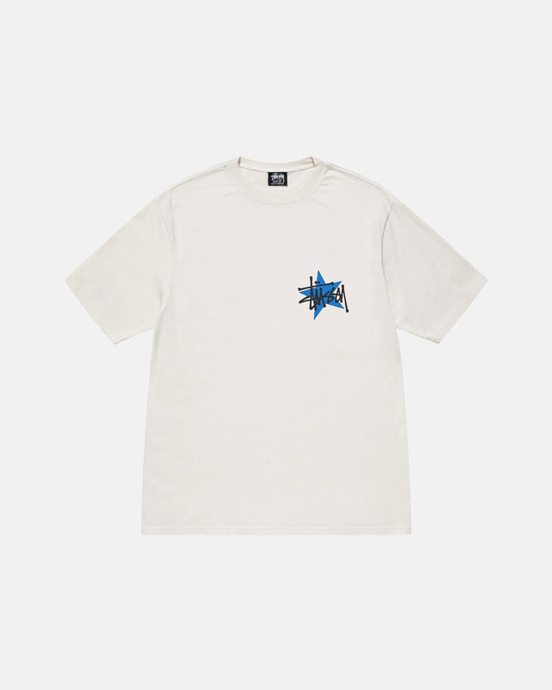 Stussy Stüssy Star Pigment Dyed T-shirt Vita | Sverige WFV-832147