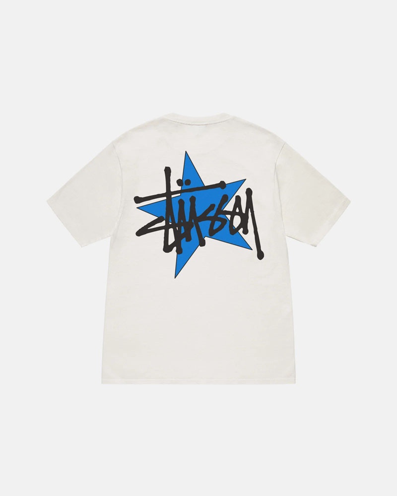 Stussy Stüssy Star Pigment Dyed T-shirt Vita | Sverige WFV-832147
