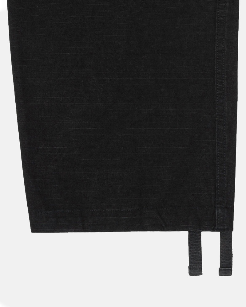 Stussy Surplus Cargo Ripstop Byxor Svarta | Sverige RCD-508736