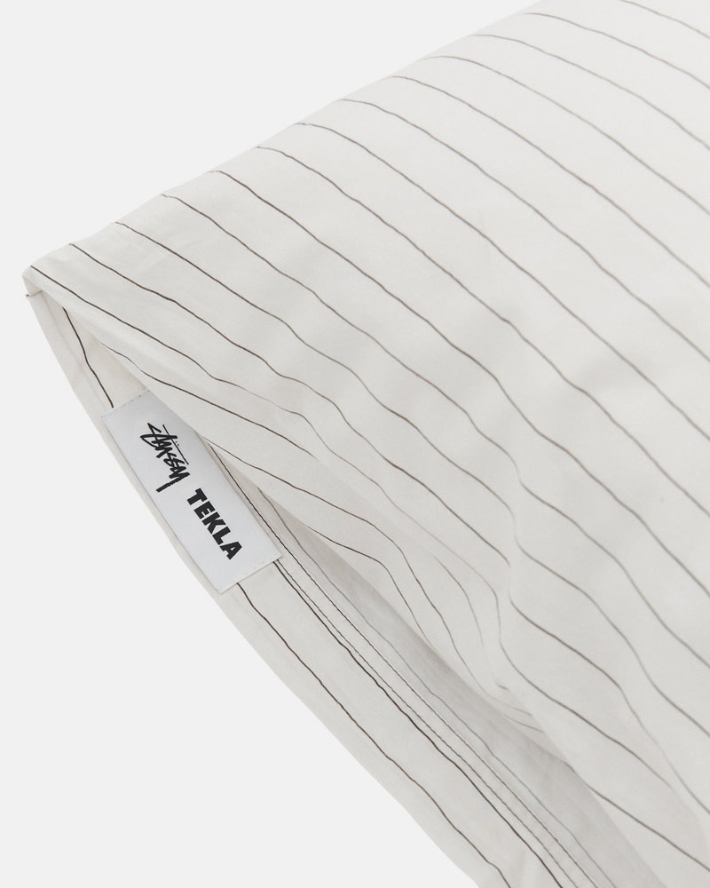 Stussy Tekla Percale Pillow Sham Andra Tillbehör Vita | Sverige DJM-739285