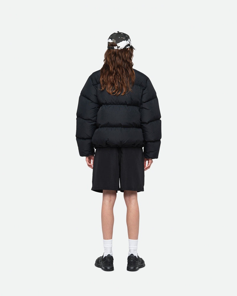 Stussy Vatten Korta Big Basic Shorts Svarta | Sverige MDP-748035