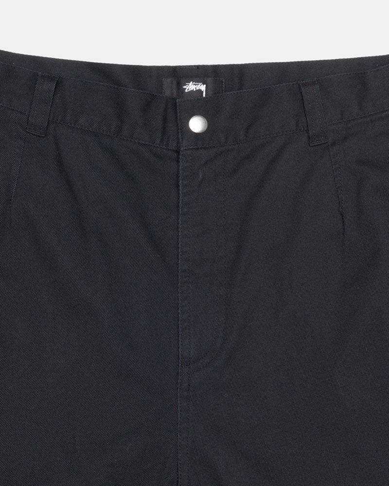 Stussy Workgear Trouser Twill Byxor Svarta | Sverige NVR-217643