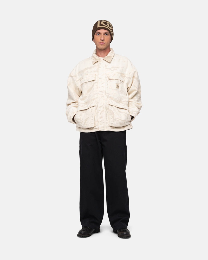 Stussy Workgear Trouser Twill Byxor Svarta | Sverige NVR-217643